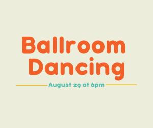 Ballroom Dancing August 29th cover picture