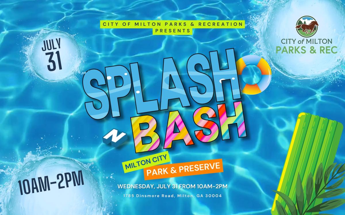 Splash 'N Bash: Back to School Bash with Parks & Rec