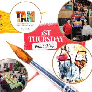 8/1: 1st Thursday Paint and Sip cover picture