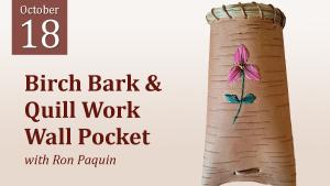 Birch Bark & Quill Wall Pocket cover picture