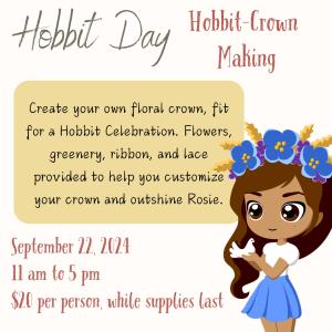 Hobbit Day Floral Crown Making cover picture