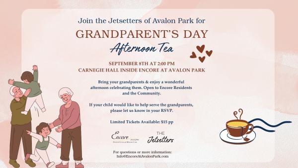 Grandparent's Day Tea