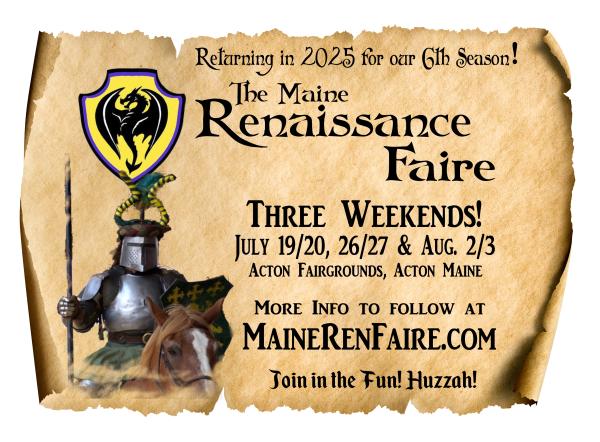 2025 Maine Renaissance Faire Vendor Application