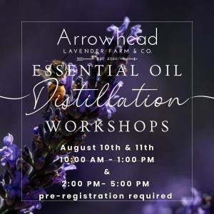 8/11 10AM Essentional Oil Distillation Workshop cover picture