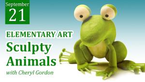 Elementary Art: Sculpty Animals cover picture