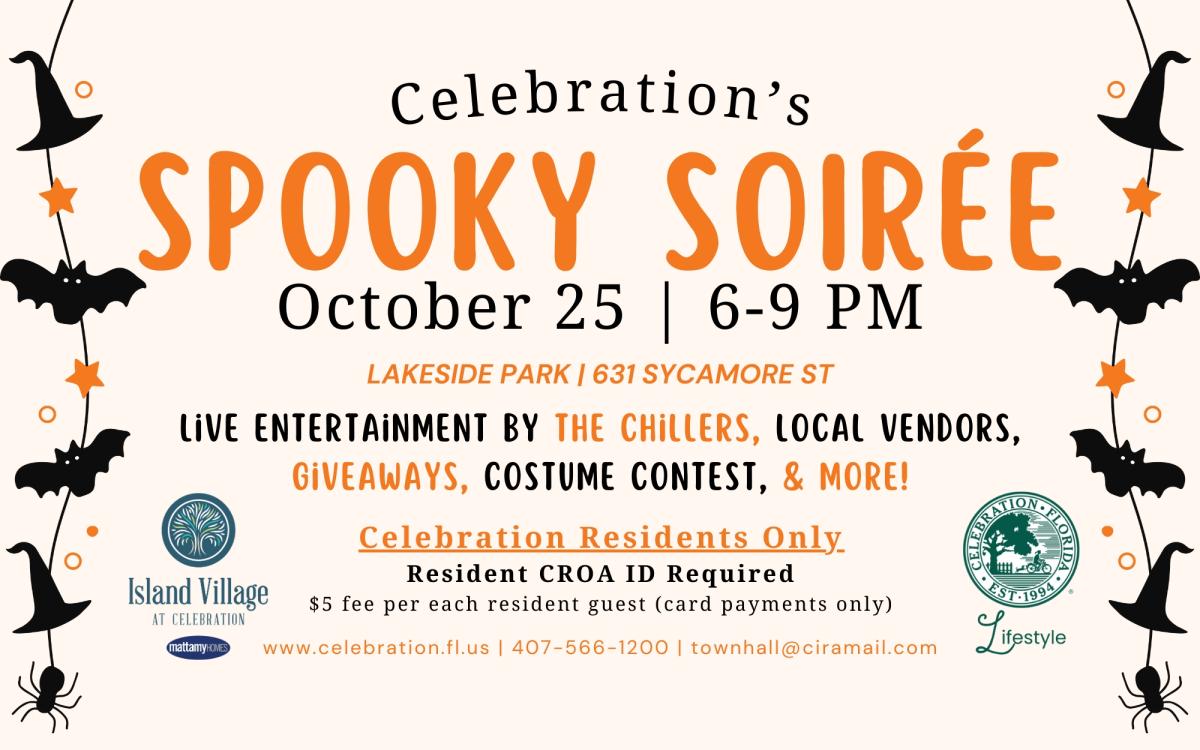 Spooky Soirée - CELEBRATION RESIDENT ONLY EVENT cover image