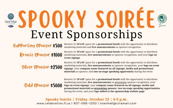 Spooky Soirée Event Sponsorships