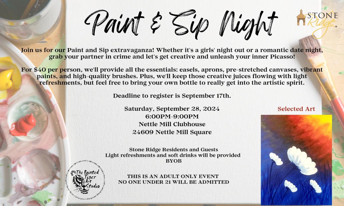 Paint & Sip Night