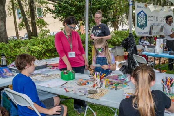 Pop-Up Art Studios in The Children's Park