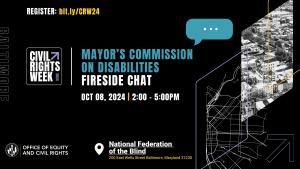 Mayor's Commission on Disabilities Fireside Chat cover picture