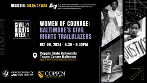 Women of Courage: Baltimore's Civil Rights Trailblazers cover picture