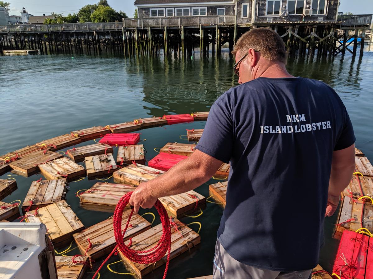 Readying the crates