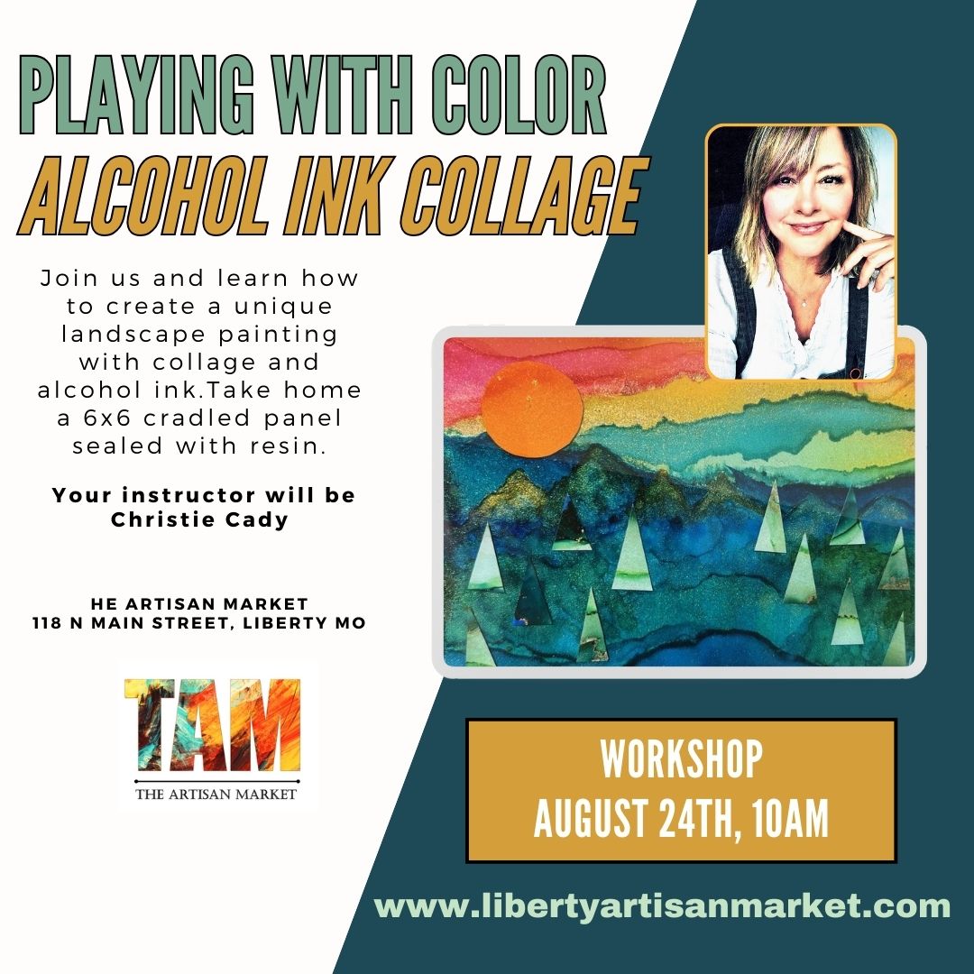 Alcohol Ink Collage Landscape cover image