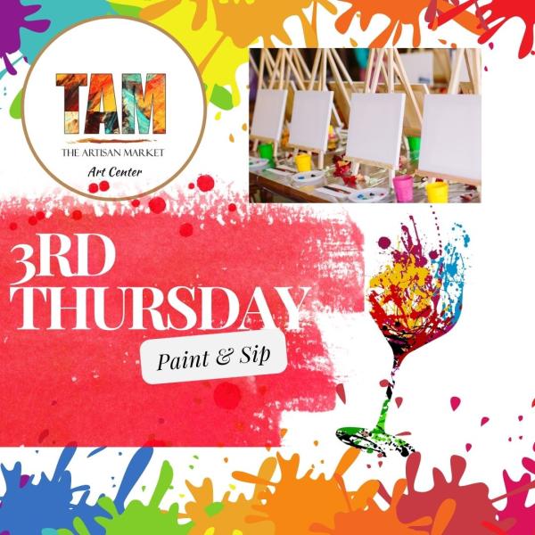 3rd Thursday Paint & Sip