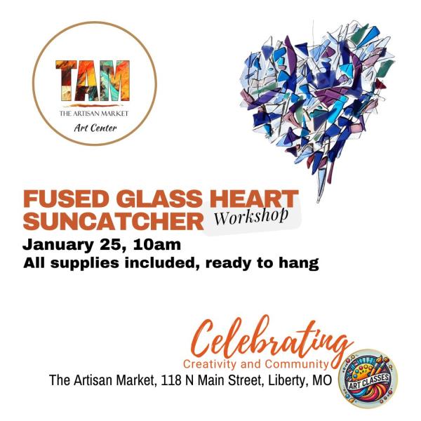 Fused Glass Heart Workshop