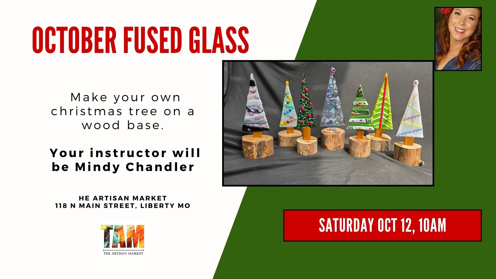 Fused Glass Workshop Christmas Tree