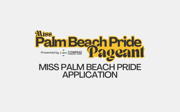 Miss Palm Beach Pride Application