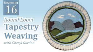 Round Loom Landscape Weaving cover picture