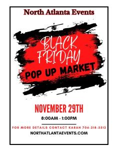 Black Friday PoP Up