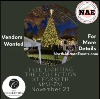 Tree Lighting The Collection at Forsyth Outdoor Event