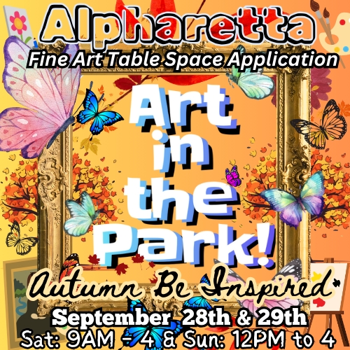 6 foot outdoor table space at Alpharetta Art in the Park cover image