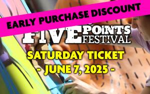 Early Purchase Discount -Saturday Ticket cover picture