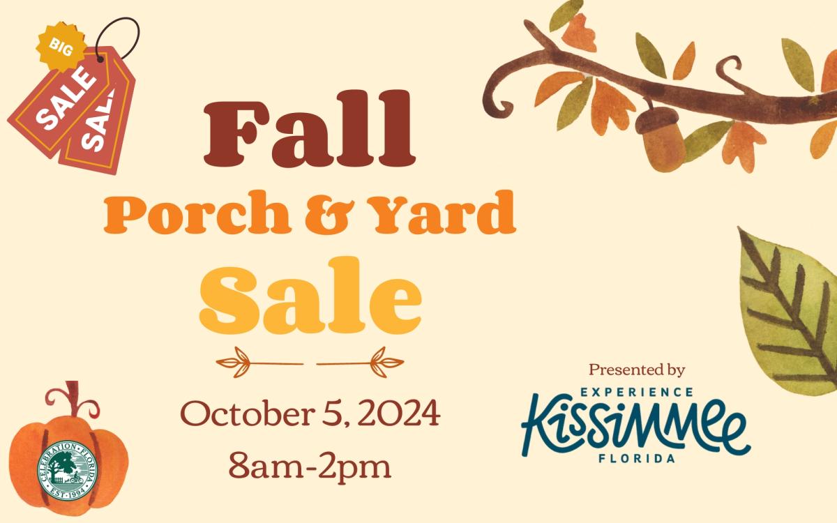 Celebration's Fall Porch & Yard Sale cover image