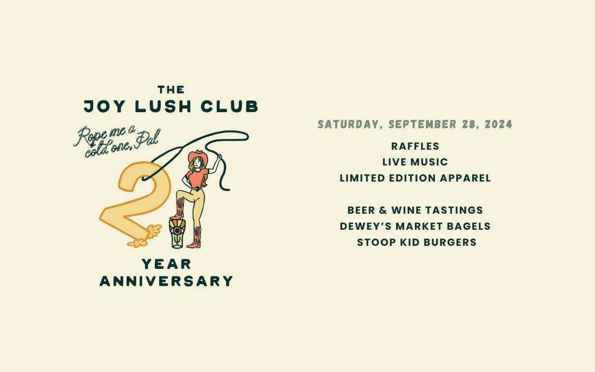 The Joy Lush Club’s 2 Year Anniversary Party cover image