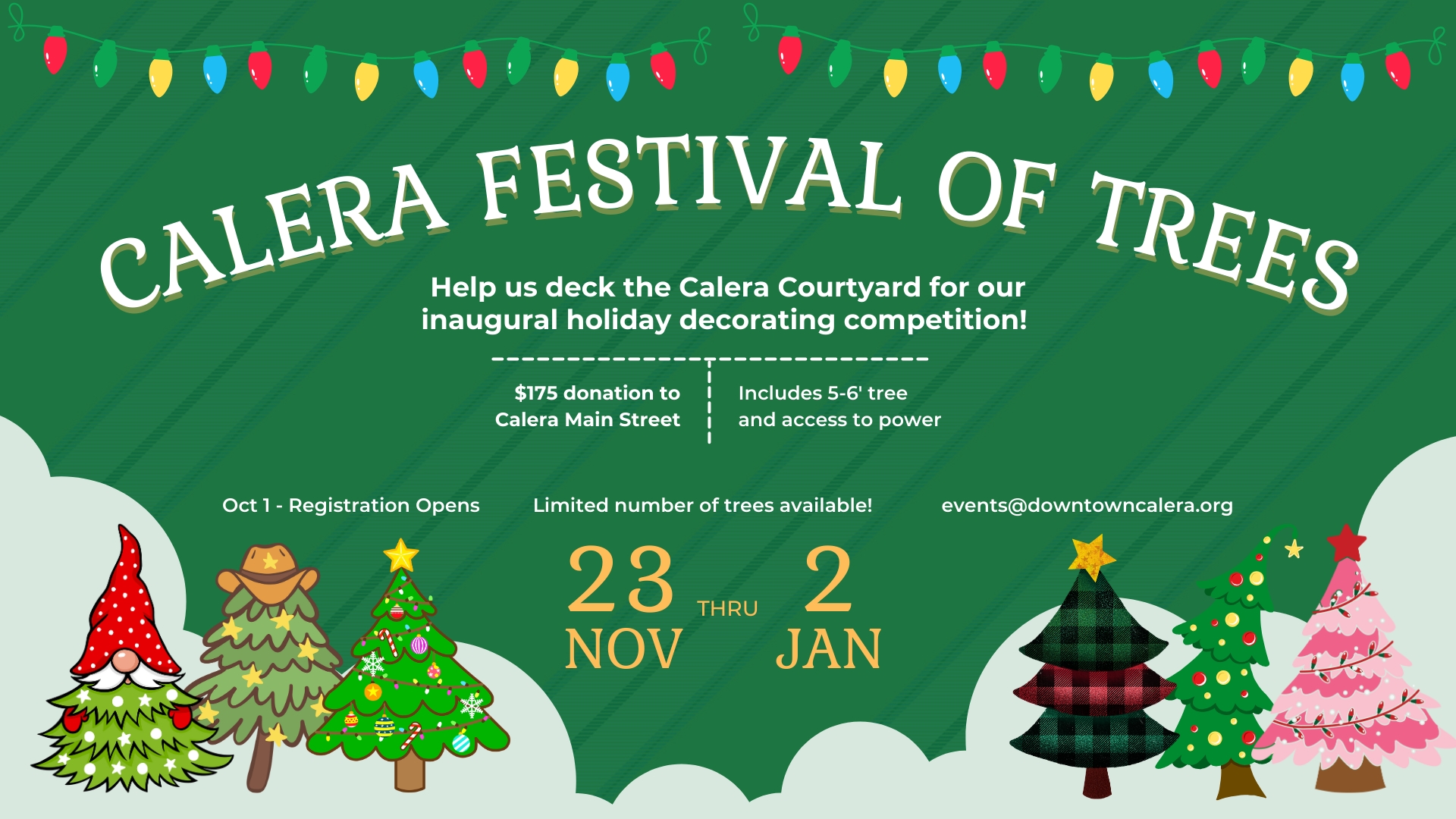 Calera Main Street Festival of Trees