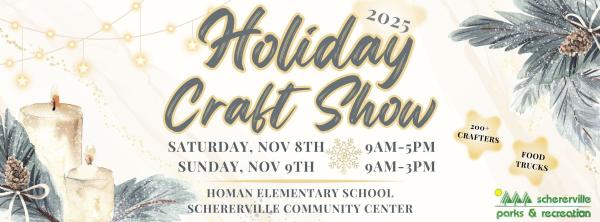 2025 Vendor Application (INDOORs) > Holiday Craft Show : Nov 8th & 9th