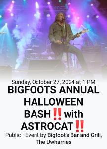 Bigfoot's Annual Halloween Bash with ASTROCAT! cover picture