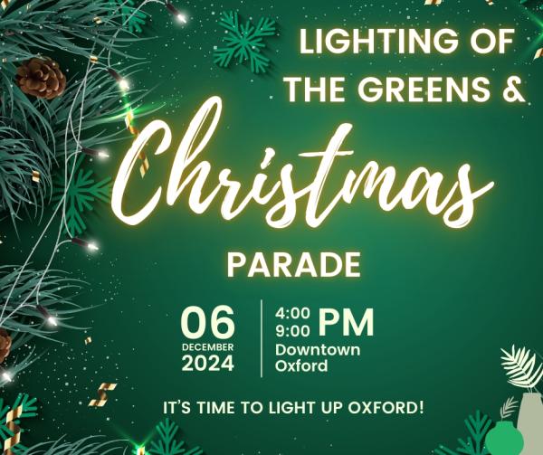 Lighting of the Greens Participant