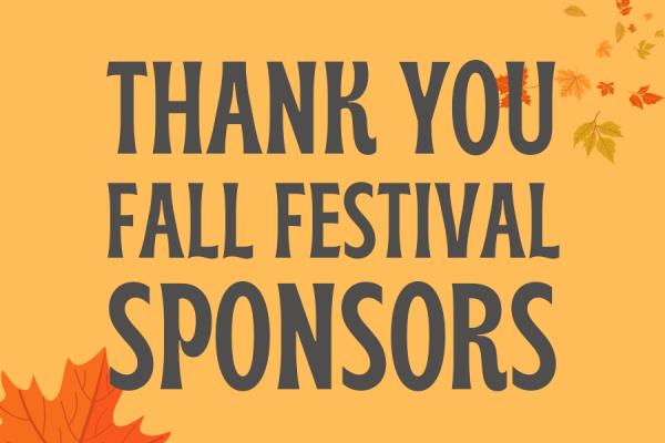 Fall Festival Sponsorship