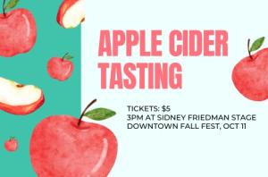 Apple Cider Tasing - General Admission cover picture