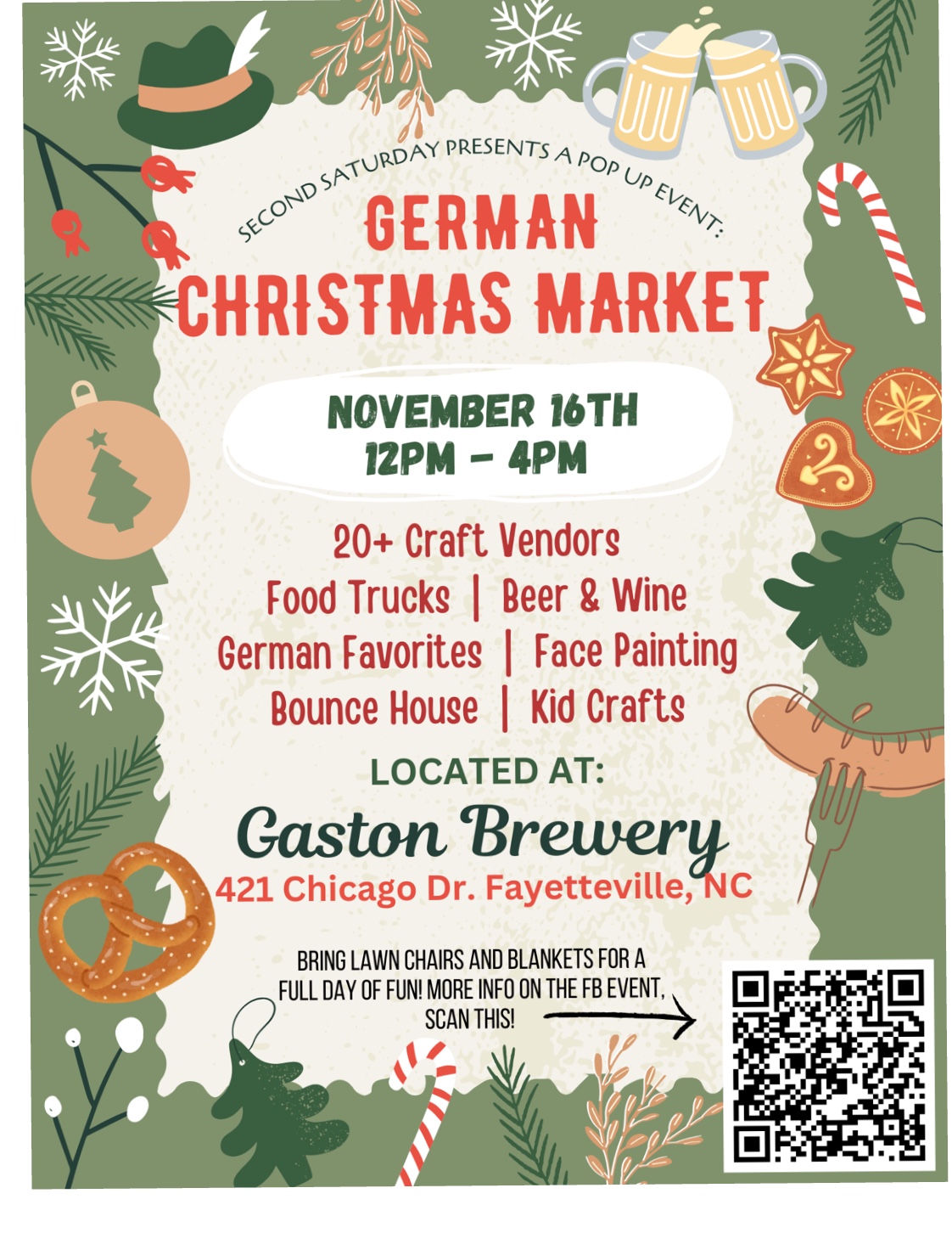 Brewery German Christmas market