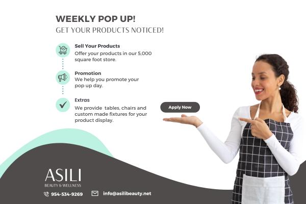 Asili Beauty & Wellness Pop-Up Vendor