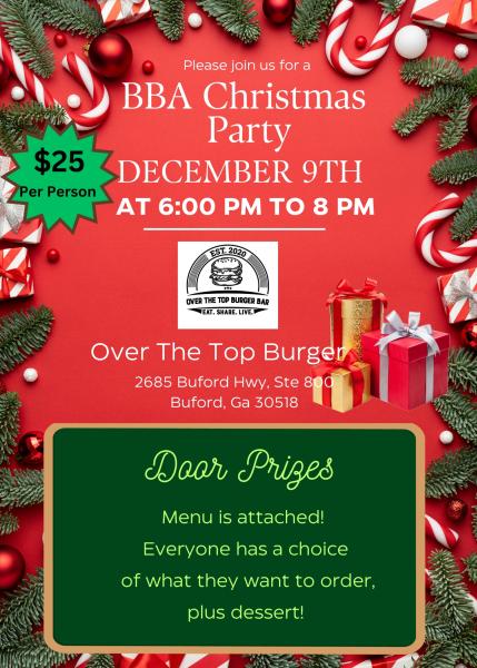 Buford Business Alliance Christmas Party