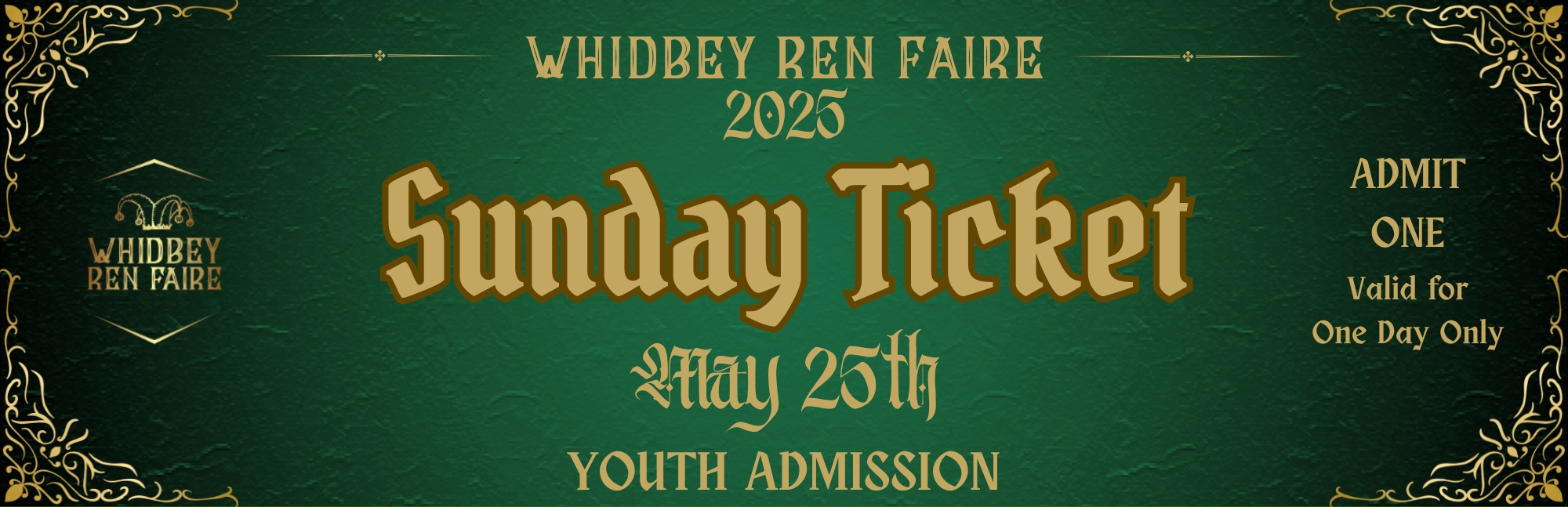 SUNDAY- Youth Admission (Ages 6-17) cover picture