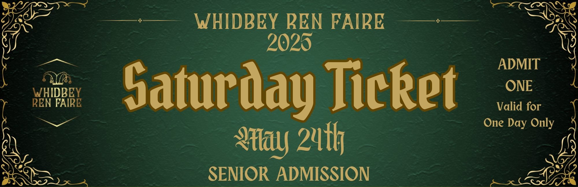SATURDAY - Senior Admission (60+) cover picture