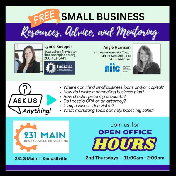 Business Mentoring Open Hours