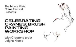 Celebrating Cranes: Brush Painting Workshop - FRIDAY cover picture