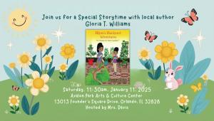 Special Story Time with local author Gloria T. Williams cover picture