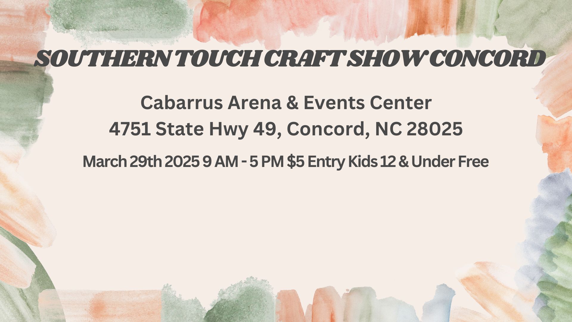 Southern Touch Craft Show Concord