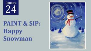 PAINT & SIP: Happy Snowman cover picture