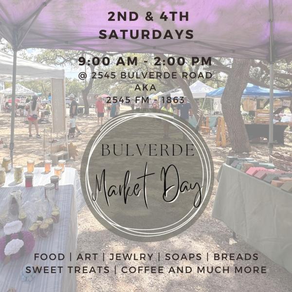 May - August 2025 Bulverde Market Day Application