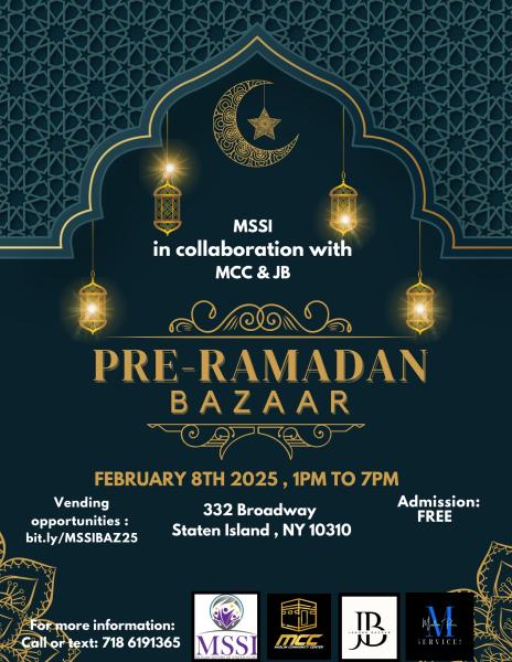 Pre-Ramadan Bazaar