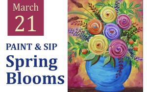 Paint & SIp: Spring Blooms cover picture