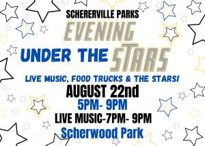 Food Truck/Food Vendor (With ELECTRICITY) - Evening Under the Stars: Aug 22nd