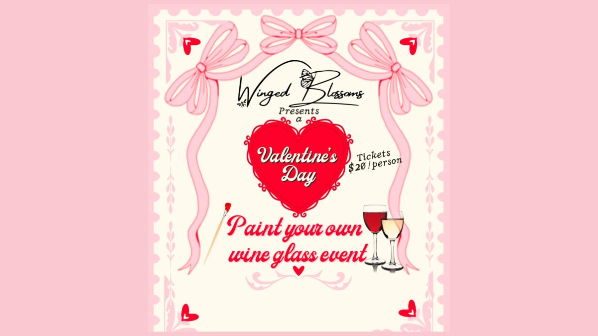 Valentine Wine Glass Painting Event