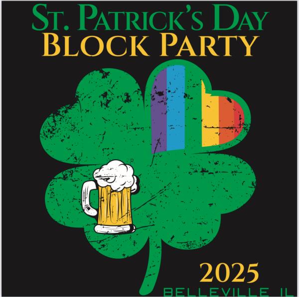 (Pre-Order) Long Sleeve T-Shirt St. Pats Block Party